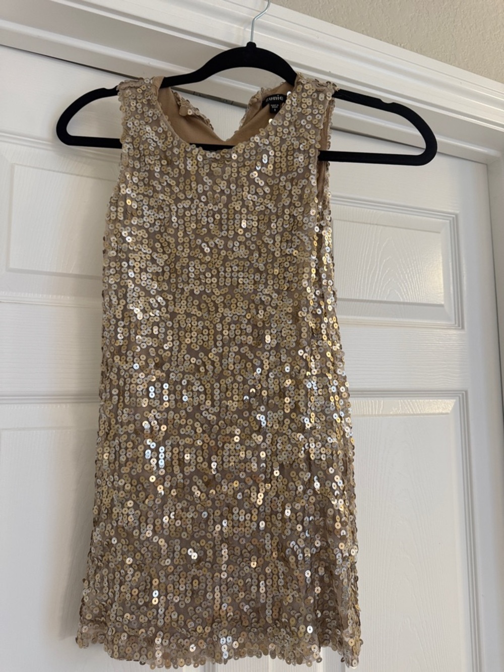 Girls Gold Sequin Formal Dress - Sparkling Party Dress